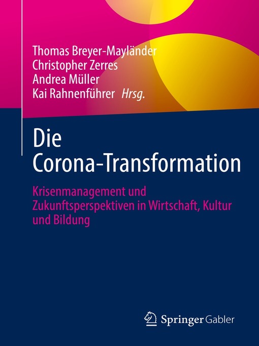 Title details for Die Corona-Transformation by Thomas Breyer-Mayländer - Wait list